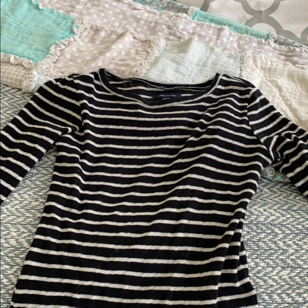 American Eagle striped long sleeve tee size XS